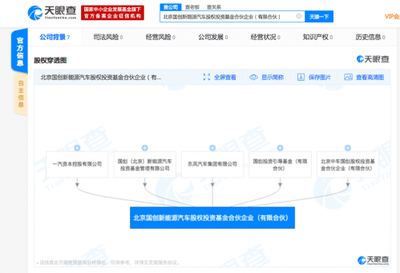 一汽联合东风等成立新能源汽车投资公司